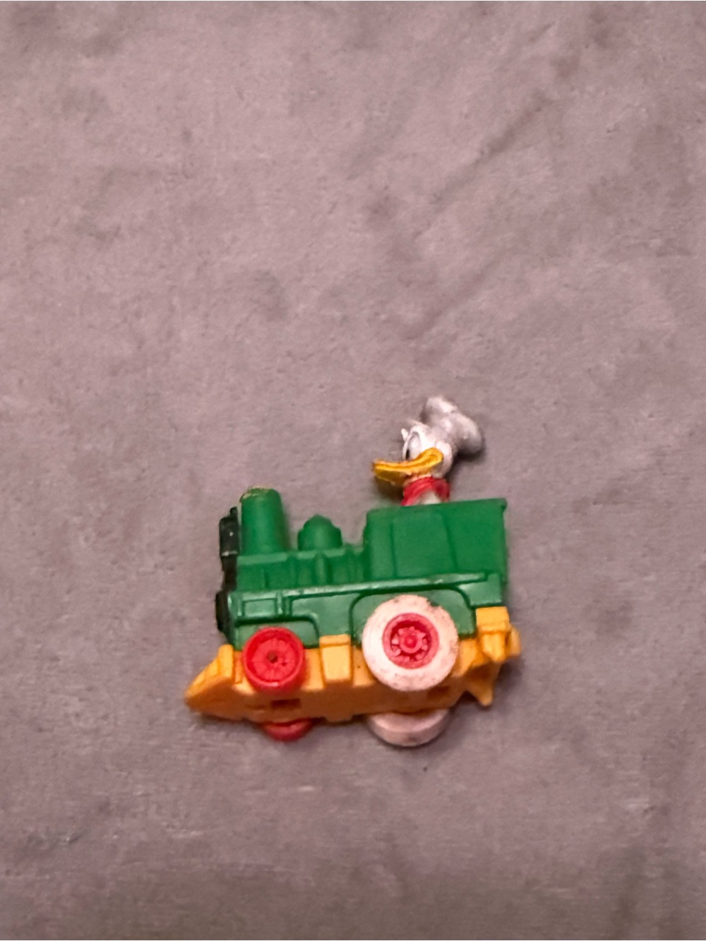 Vintage Disney Donald Duck Green Vehicle Toy Car